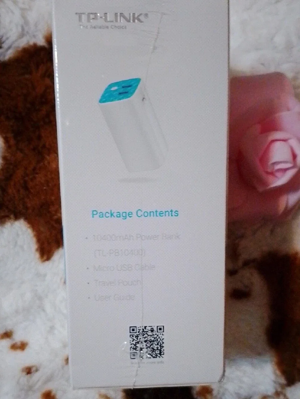 TP-Link White and Teal Portable Power Bank